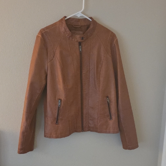 Sebby Collection Jackets & Blazers - Sebby Collection Faux Leather Jacket